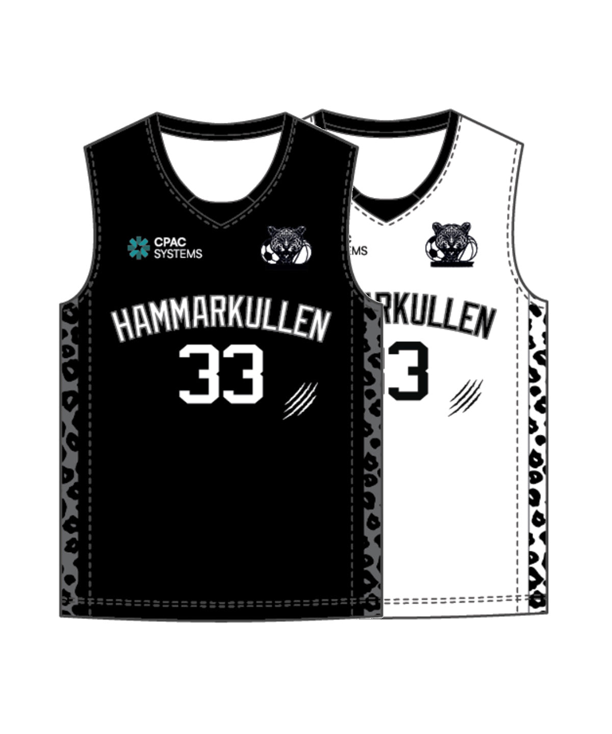 Jaguars Vändbart Matchlinne (Easy Basket)